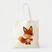 Cute Innocent Cartoon Fox Bag Tote Bag (Voorkant)