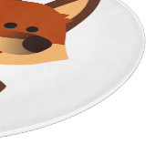 Cute Innocent Cartoon Fox Cutting Board Snijplank (Hoek)