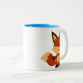 Cute Innocent Cartoon Fox Mok (Voorkant rechts)