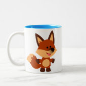 Cute Innocent Cartoon Fox Mok (Links)