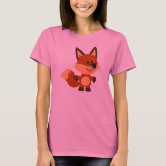 Cute Innocent Cartoon Fox Women T-Shirt