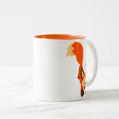 Cute Inquisitive Cartoon Fox Mok (Voorkant rechts)