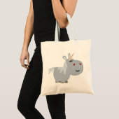 Cute Inscrobable Cartoon Unicorn Bag Tote Bag (Voorkant (product))