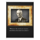 Cute Inspirational Napoleon Hill Clipboard  Klembord (Achterkant)