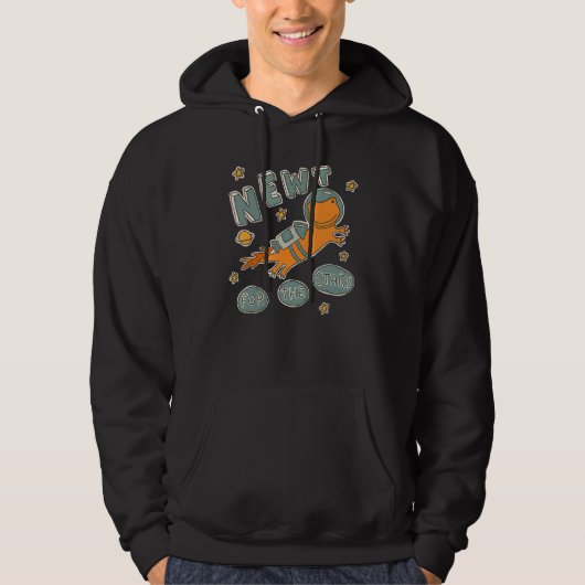 Cute Inspirational Newt Art Hoodie (Voorkant)