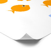 Cute Inspirerend "Altijd één" Cartoon Poster (Hoek)