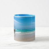 Cute Inspirerend Beach Lovert mijn Happy Place Mok (Midden)