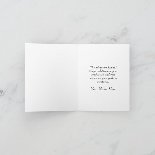 Cute Inspirerend Shakespeare Literary Afstuderen Kaart (Binnen)