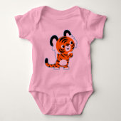 Cute Interested Cartoon Tiger Baby Clothing Romper (Voorkant)