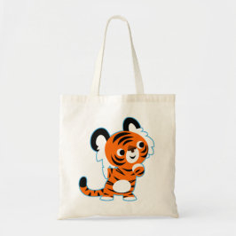 Cute Interested Cartoon Tiger Bag Tote Bag