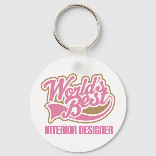 Cute Interior Designer Sleutelhanger (Voorkant)