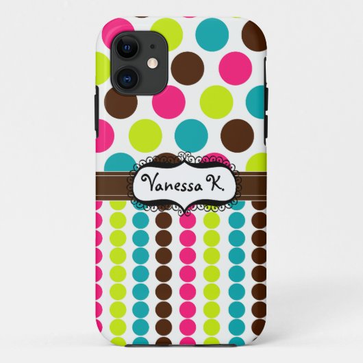 Cute iPhone5 Hoesjes van de Frisky Kitten (Achterkant)
