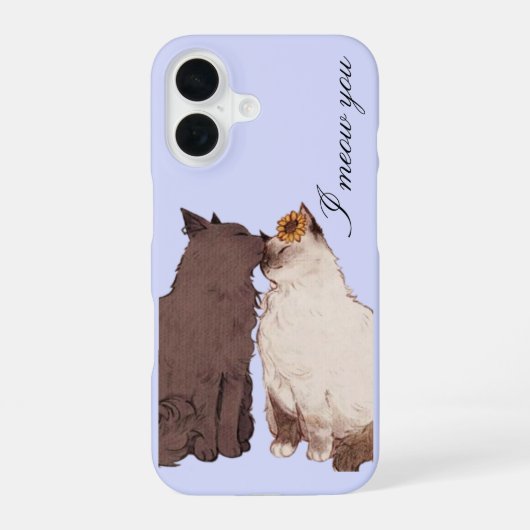 Cute iPhone case 16 Hoesje (Achterkant)