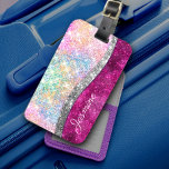 Cute iridescent roze faux glitter monogram bagagelabel<br><div class="desc">, elegante, meisjes-elegante glitter in eenhoornregenboogroze fushia zilver om een schattig, uniek en onbuigzaam ontwerp te creëer voor de trendbarende en kunstliefhebbende heuptrendsetter. Dit stijlvolle, stijlvolle design is geweldig voor meisjes die genieten van klare, dunne design. Show van uw persoonlijke stijl, stijlvol, stijlvol, stijlvol en stijlvol met een uniek ontwerp...</div>
