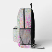 Cute iriserende dierenprint glitters monogram bedrukte rugzak (Rechts)