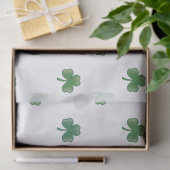 Cute Irish Clover-patroon Tissuepapier (Geschenk)