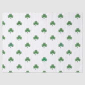 Cute Irish Clover-patroon Tissuepapier (Voorkant)