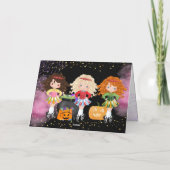 Cute Irish Dancers Dance Celebration Halloween Feestdagen Kaart (Achterkant)