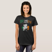 Cute  Irish Flag Shamrock T-shirt (Voorkant volledig)