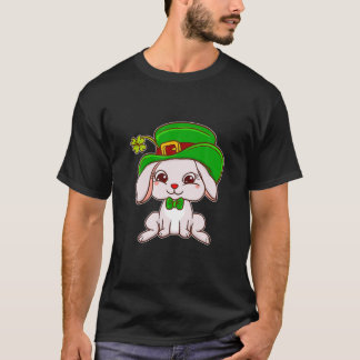 Cute Irish Funny St Patrick Day for Rabbit Lover T-shirt