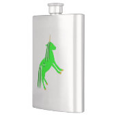Cute Irish Green en Gold Unicorn Flacon (Links)