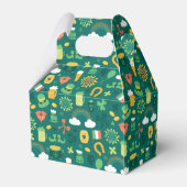 Cute Irish Icon Pattern Bedankdoosjes (Achterkant)