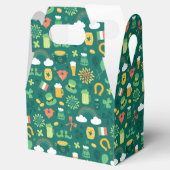 Cute Irish Icon Pattern Bedankdoosjes (Geopend)