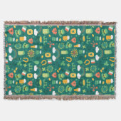 Cute Irish Icon Pattern Deken (Voorkant)
