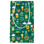 Cute Irish Icon Pattern Klein Cadeauzakje (Voorkant)