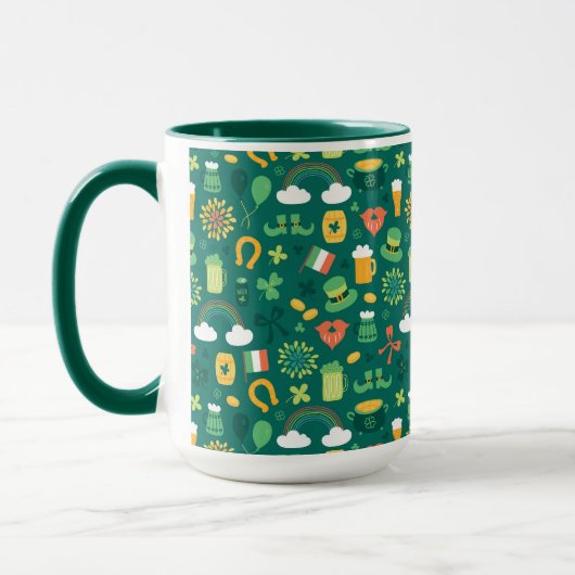 Cute Irish Icon Pattern Mok (Links)