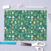 Cute Irish Icon Pattern Tissuepapier (Craft)