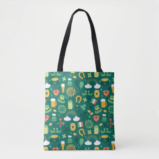 Cute Irish Icon Pattern Tote Bag (Voorkant)