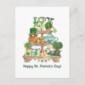 Cute Irish Knickknack stand Happy St Patrick's Day Feestdagenkaart (Voorkant)