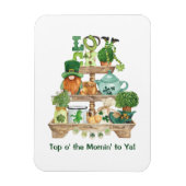 Cute Irish Knickknack stand Happy St Patrick's Day Magneet (Verticaal)