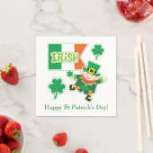 Cute Irish Leprechaun Servetten (Insitu)