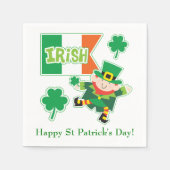 Cute Irish Leprechaun Servetten (Voorkant)