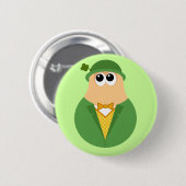 Cute Irish Leprechaun-toets Ronde Button 5,7 Cm (Voorkant /achterkant)
