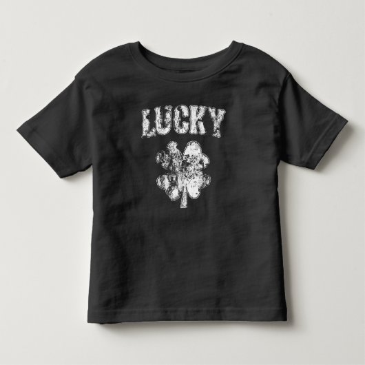 Cute Irish Lucky Shamrock Kinder Shirts (Voorkant)