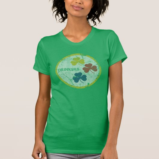 Cute Irish Pittsburgh Drinkers St Patrick's Day T-shirt (Voorkant)