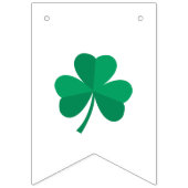 Cute Irish Saint Patrick Day festival green sinaas Vlaggetjes (Eerste vlag)