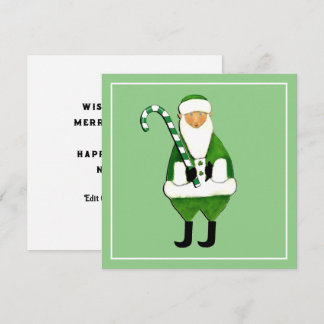 Cute Irish Santa Claus kerstkaarten Kaart
