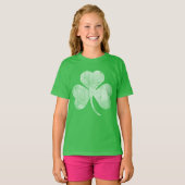 Cute Irish Shamrock St Patrick's Day T-shirt (Voorkant volledig)
