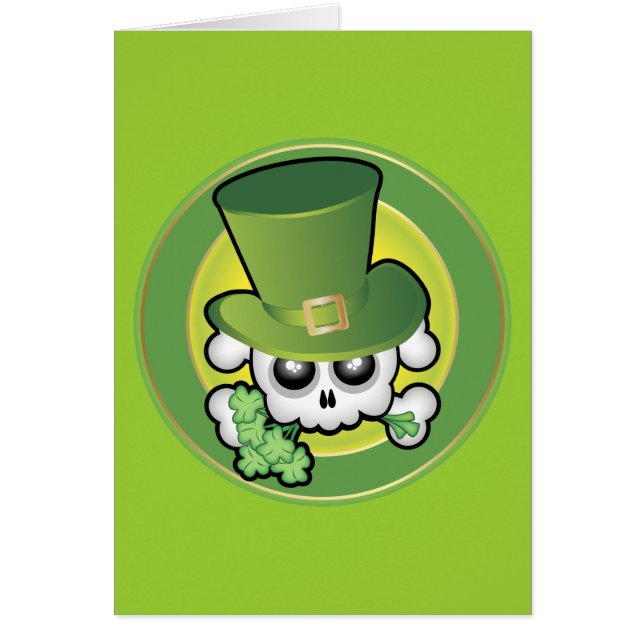 Cute Irish Skull (Voorkant)