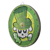 Cute Irish Skull Dartbord (Voorkant Rechts)