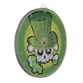Cute Irish Skull Dartbord (Voorkant Links)