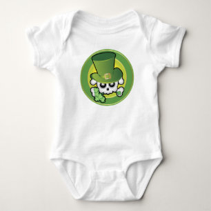 Cute Irish Skull Romper