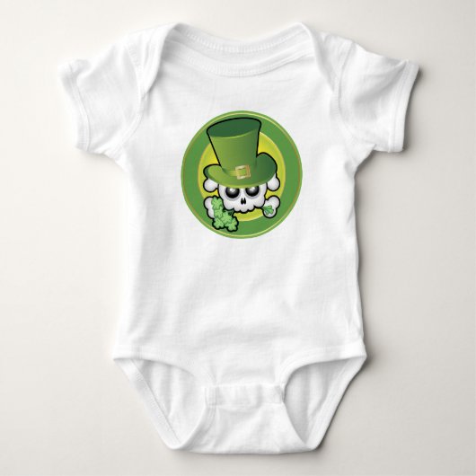 Cute Irish Skull Romper (Voorkant)