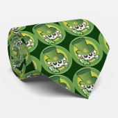 Cute Irish Skull Stropdas (Opgerold)