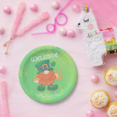 Cute Irish St. Patrick's Day Gnome Papieren Bordje (Feest)