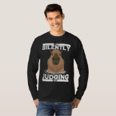 Cute Ironic Rodent Capybara Witty Animal  Lifetsyl T-shirt (Voorkant volledig)